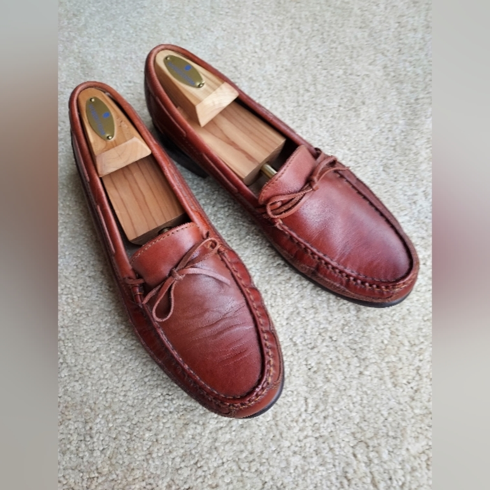 Gran Emyco mens leather loafers, size 10M slip on shoe